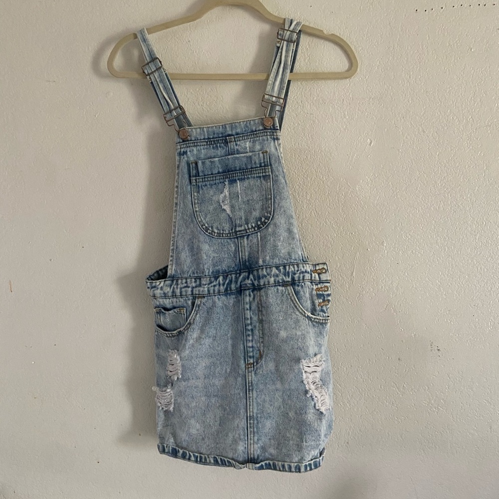 Denim Overall Dress